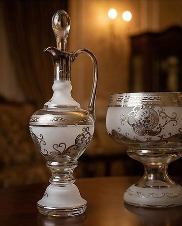 versace servis: Çay dəsti, rəng - Ağ, Şüşə, Versace, 6 nəfərlik, Türkiyə — 3