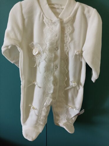 одежда новорожденных: Комплект, цвет - Белый, Новый