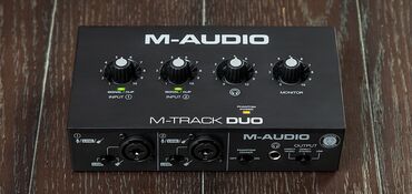 gitara elektron: 🎛️ M-AUDIO M-Track Duo USB Audio Interface – işlənmiş, tam işlək