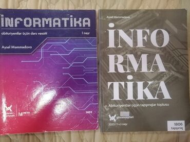 informatika beledcisi kitabi pdf: Abituriyentlər üçün nəzərdə tutulmuş iki informatika dərsliyi. Birinci