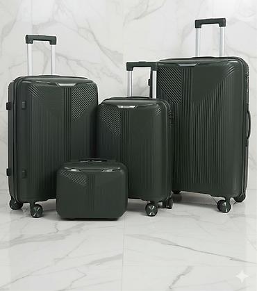 Чемоданы: Чемодан, Новый, Материал: Полиэстер, Большой (более 70 л), На колесах — 1