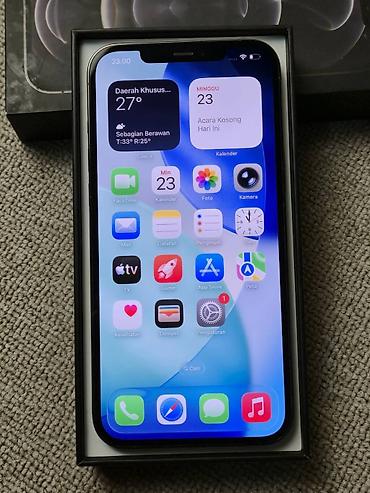 Мобильные телефоны: IPhone 12 Pro Max, 512 ГБ, Графит, Face ID — 8