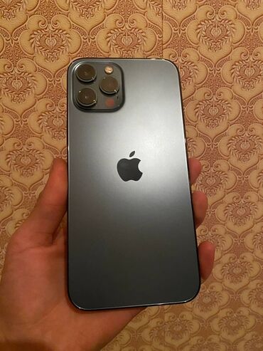 Apple iPhone: IPhone 12 Pro Max, Pacific Blue, Коробка