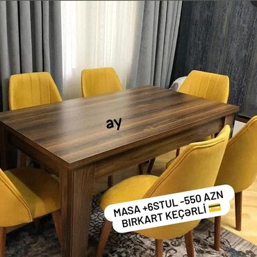 Sifarişlə divanlar: *masa desti* *stol stul* . 📌Dest cemi 550 azn 😍Evinizdə her zaman