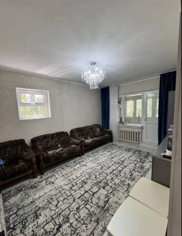 купить квартиру в 12 микрорайоне бишкек: 1 комната, 37 м², 105 серия, 2 этаж, Евроремонт