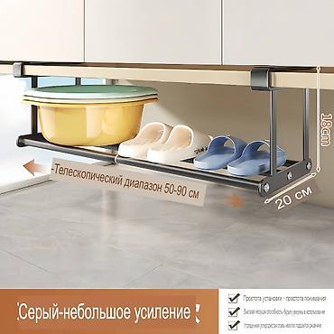 Другие товары для дома: Полка для ванной комнаты Нержавеющая кухонная / ванная полка для — 3