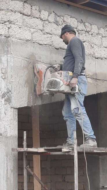 tikinti işləri: Beton kesen beton desen beton kesimi beton desilmesi beton sokilmesi