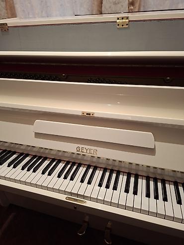 Музыкальные инструменты: GEYER şaquli piano – klassik və müasir interyerlər üçün zərif, ağ — 3