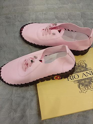 Мокасины и лоферы: Лёгкие женские макасины/кроссовки - Цвет: розовый - Верх: мягкий — 5