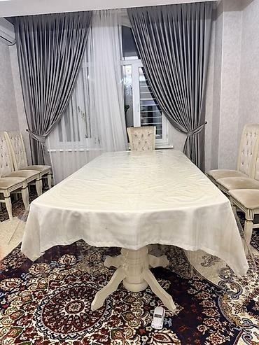 upper intermediate: Стол и стул для зала, Б/у, цвет - Бежевый — 1