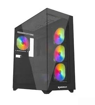 Ostali kompjuterski delovi: RAIDMAX ATX kućište sa staklenim bočnim panelom i ARGB osvetljenjem - — 19