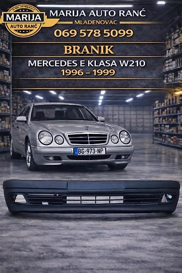 Bumpers: BRANIK MERCEDES E KLASA I SPOJLER PREDNJI W210 9GOD | Prednji branik — 3