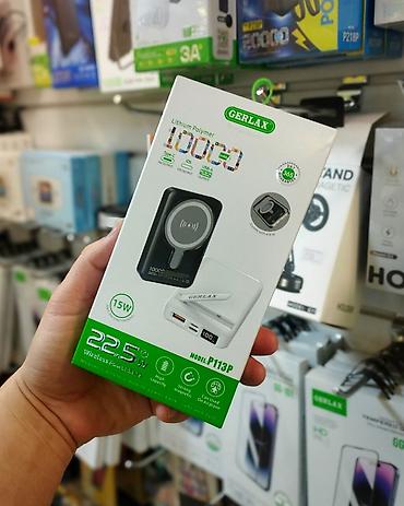 Внешние аккумуляторы: Пауэрбанки 10 000 мА·ч — быстрая зарядка 22.5 Вт. проводные и — 10