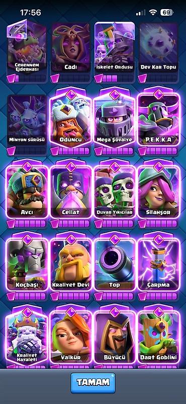 solid 504: Clash Royale oyun hesabı - Kral səviyyəsi: 77 - Qızıl: 515 504 - — 7