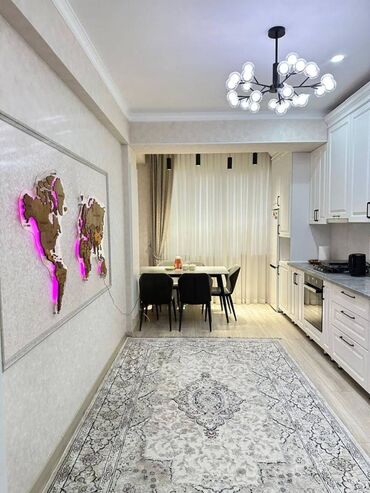 дома в джалал абаде: 3 комнаты, 90 м², Элитка, 9 этаж, Дизайнерский ремонт