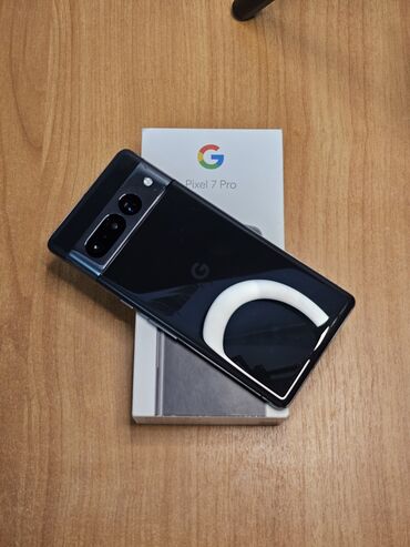 Google: Google Pixel 7 Pro, Б/у, 256 ГБ, цвет - Черный, 1 SIM, eSIM