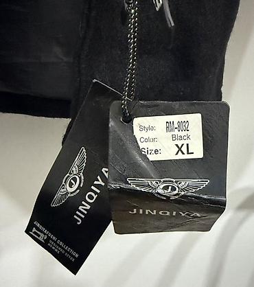 фф ник значок v: Черная куртка JINQIYA с капюшоном, размер XL. Модель выполнена в — 4