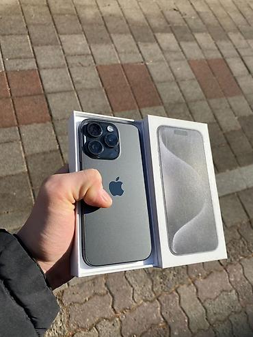 Apple iPhone: IPhone 15 Pro, 256 ГБ, Black Titanium, Коробка, 86 % — 1