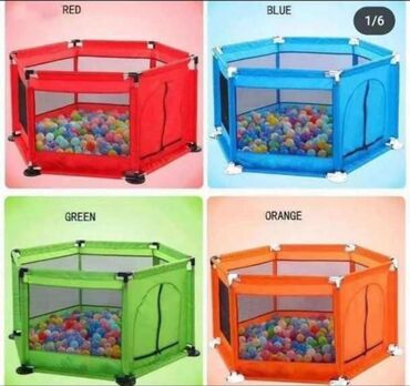 Детские шкафы: Сухой бассейн для детей с шариками цвета разные цена 2.500 сом с