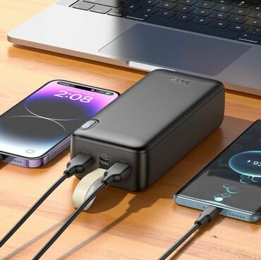 Наушники: J128B Powerful, mobile power bank, 30000mAh, single Type-C and single