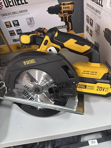 kapsen шины: Аккумуляторная дисковая пила DENZEL CCSH-20-165 - Питание: 20V — 1