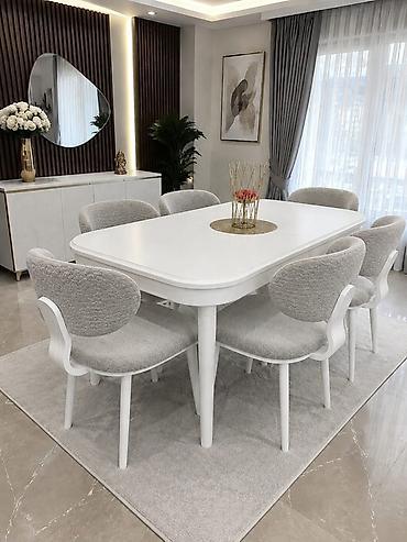 istolar: Mebel kateqoriyası: Masa və stullar dəsti Təsvir: - Müasir dizaynlı — 6