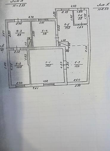 дом ваенно антоновка: 3 комнаты, 75 м², 4 соток, Бишкек, Мадина Собственник — 7