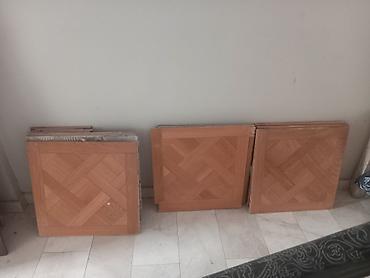solon maları: Modul parket panelləri – dekorativ kvadrat format - Material: təbii — 4