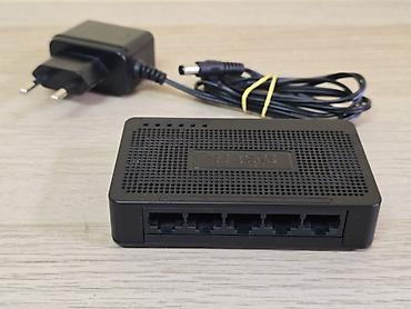 hub: Коммутатор Netis ST3105S, 5 портовый, 100мб/с ГАРАНТИЯ МЕСЯЦ - (в — 4