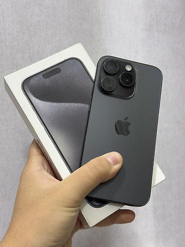 IPhone 15 Pro, Б/у, 256 ГБ, Чехол, Коробка, 79 %