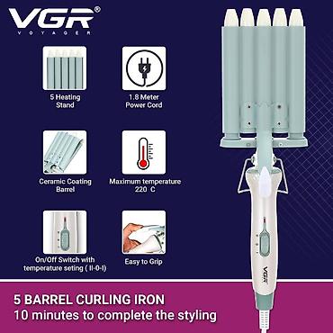 Saç buran maşalar: Saç buran maşa Vgr, 180 - 220 °C, Yeni, Pulsuz çatdırılma, Ödənişli çatdırılma, Rayonlara çatdırılma — 3