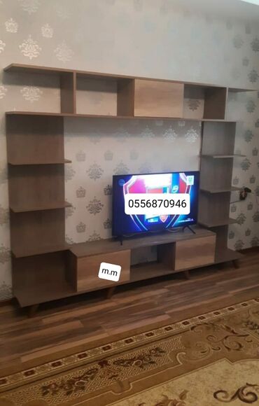 TV altlığı: Yeni, Düz TV altlığı, Polkalı, Laminat, Azərbaycan — 21