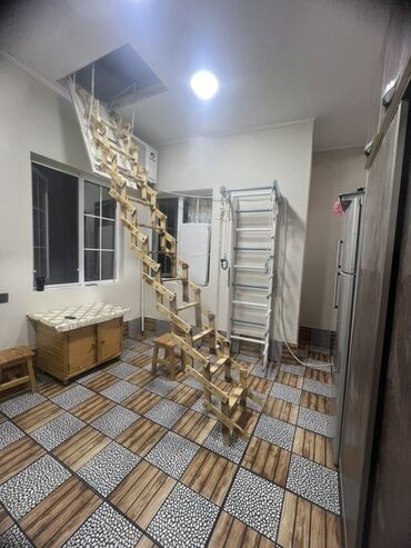 Uzunmüddətli kirayə mənzillər: 4 otag - Zal: Geniş və işıqlı otaq, kristal lüstrlü asma tavan — 8