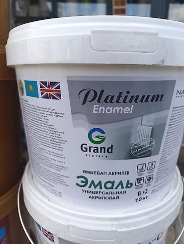 Эмаль: Эмаль акриловая универсальная Grand Victory Platinum Enamel, 10 кг - — 1