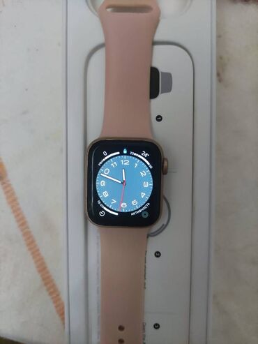 m16 plus smart watch qiymeti: İşlənmiş, Smart saat, Apple, Аnti-lost, rəng - Qızılı