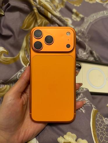 lalafo iphone 12: IPhone 17 Pro Max, 512 GB, Narıncı, Barmaq izi, Simsiz şarj, Face ID — 1