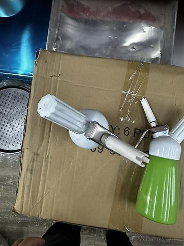 Кондитерский инвентарь: Сифон для взбитых сливок/пен и соусов - Материал корпуса: нержавеющая — 13