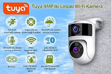 Фото и видеокамеры: Tuya Wifi Kamera Tuya markalı, 4MP təsvir keyfiyyətinə malik, iki — 2