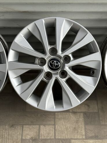 Диски: Литые Диски R 15 Toyota, Комплект, отверстий - 5, Б/у at lalafo.kg — 7 Диски: Литые Диски R 15 Toyota, Комплект, отверстий - 5, Б/у — 7
