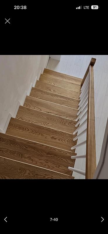 Деревянные лестницы: Деревянная лестница Для дома, Бесплатная доставка, Вид дерева: Лиственница, Форма лестницы: Прямая, Стиль: Лофт — 10