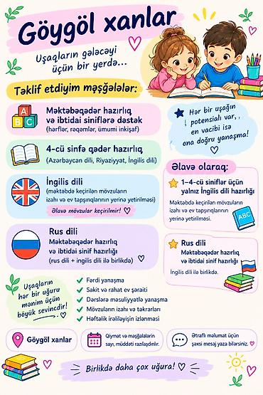 xirdalan muhasib vakansiya: 📚🌸 Əziz valideynlər! Göygöl, Xanlar ərazisində məktəbəqədər hazırlıq — 1