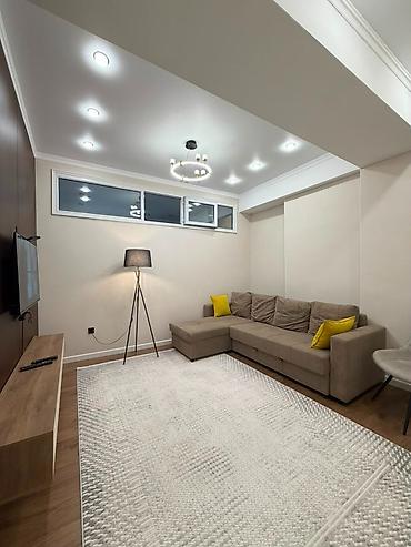 2 комнаты, 55 м², Асанбай мкр Элитка, 13 этаж, Евроремонт