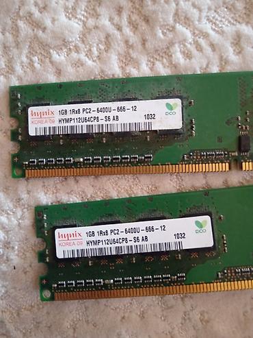 Hynix DDR2 memorijski moduli – 2 komada - Kapacitet: 1 GB po modulu