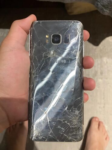 Samsung: Samsung Galaxy S8, Б/у, 64 ГБ, цвет - Серый, 2 SIM
