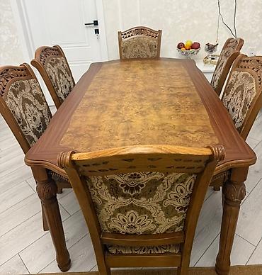 Masa desti tecili satilir// Qiymet 190 azn 6 eded stulla Ela lalafo.az -da Masa desti tecili satilir// Qiymet 190 azn 6 eded stulla Ela
