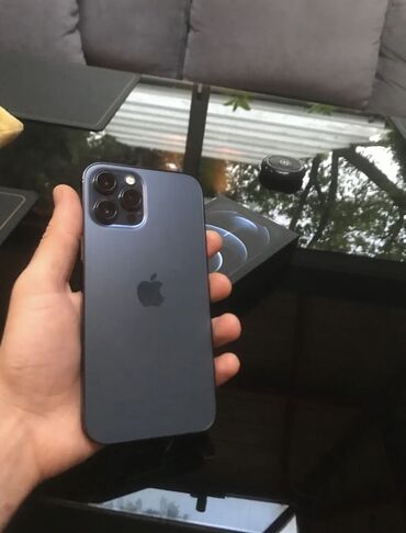 Apple iPhone: IPhone 12 Pro Max, 256 GB, Pacific Blue, Zəmanət, Face ID, Sənədlərlə lalafo.az -da Apple iPhone: IPhone 12 Pro Max, 256 GB, Pacific Blue, Zəmanət, Face ID, Sənədlərlə