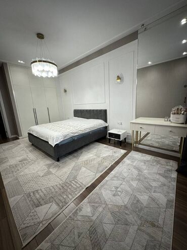 купить квартиру в микрорайоне бишкек: 3 комнаты, 109 м², Элитка, 3 этаж, Дизайнерский ремонт