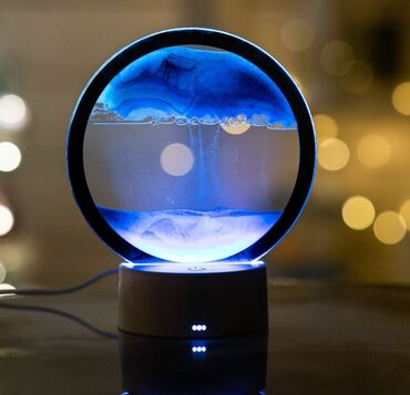 Свечи: Ночник картина живая дюна - сенсорный светодиодный 3D светильник