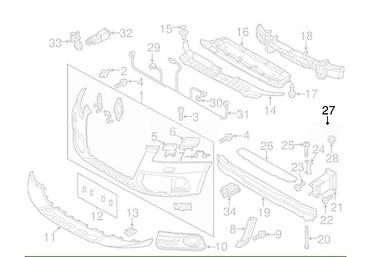 navoj: NOSAC BRANIKA ZA AUDI OSTALO OD 2009. DO 2017. GOD. - 8R0 807 284C — 3