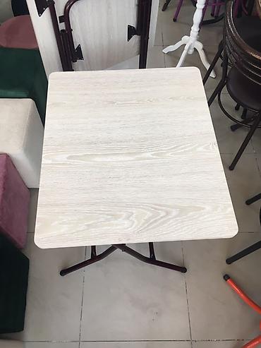 Masalar: Qatlana bilən kvadrat masa - Üst səth: Açıq ağac naxışlı laminat — 4